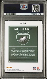 2023 Panini Donruss Downtown! D5 Jalen Hurts PSA