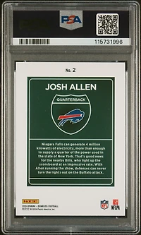 2024 Panini Donruss Downtown! 2 Josh Allen PSA 9