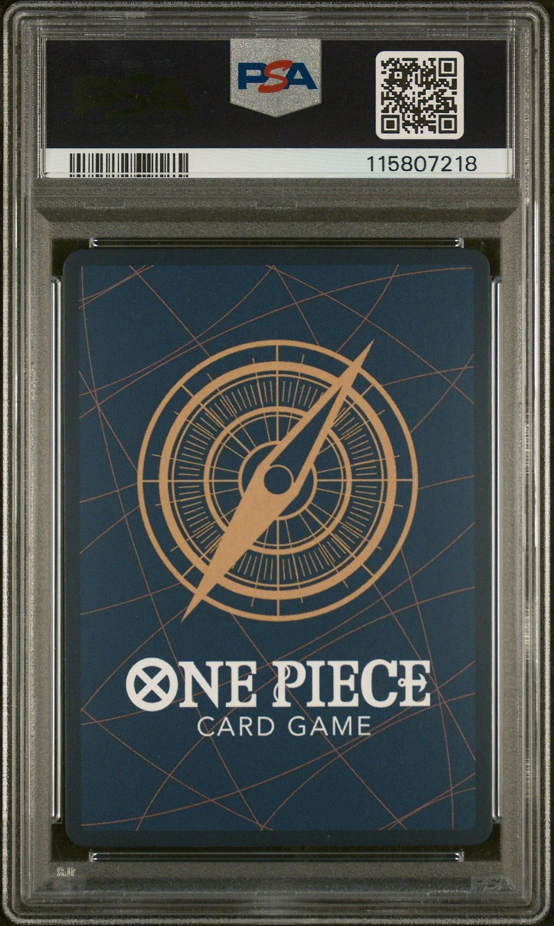 2025 One Piece Japanese Op11-a Fist Of Divine Speed 005 Silvers Rayleigh Special Alternate Art PSA 10