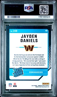2024 Panini Donruss Optic 248 Jayden Daniels PSA 10