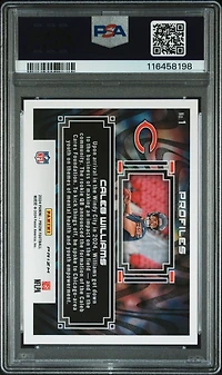2024 Panini Prizm Profiles 1 Caleb Williams PSA 10