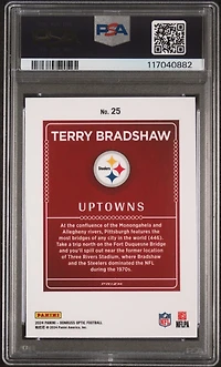 2024 Panini Donruss Optic Uptowns 25 Terry Bradshaw PSA