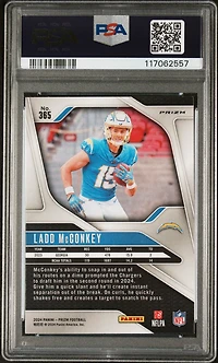 2024 Panini Prizm 365 Ladd Mcconkey Silver Prizm PSA
