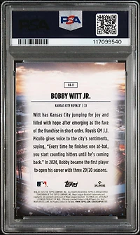 2025 Topps Home Field Advantage Ha8 Bobby Witt Jr. PSA 9