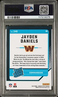 2024 Panini Donruss Optic 248 Jayden Daniels PSA 9