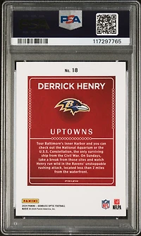 2024 Panini Donruss Optic Uptowns 18 Derrick Henry PSA 10