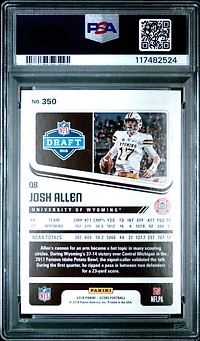 2018 Panini Score 350 Josh Allen PSA 10