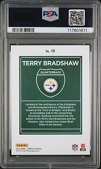 2024 Panini Donruss Downtown! 10 Terry Bradshaw PSA