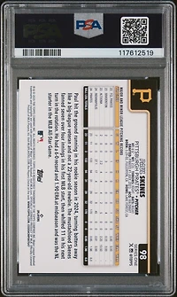 2025 Topps 98 Paul Skenes Holo Foil PSA 10