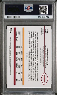 2024 Topps Chrome 201 Jayden Daniels PSA