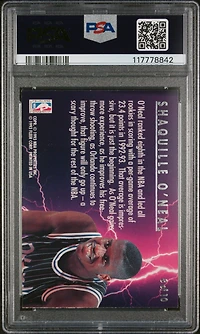 1993 Ultra Scoring Kings 8 Shaquille O'neal PSA 8