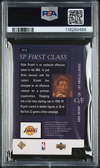 1998 Sp Authentic First Class Fc14 Kobe Bryant PSA 9