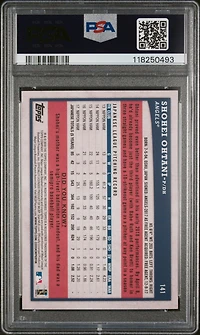 2018 Topps Big League 141 Shohei Ohtani PSA 10
