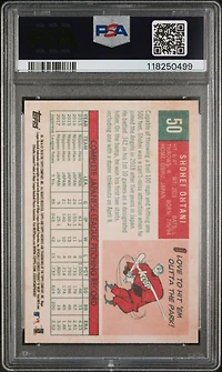 2018 Topps Archives 50 Shohei Ohtani Pitching Stance PSA 9