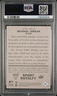 2009 Upper Deck Goudey 260 Michael Jordan PSA 9
