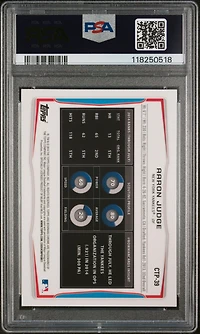 2014 Bowman Draft Picks Top Prospects Ctp39 Aaron Judge Chrome PSA 10