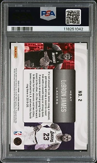 2020 Panini Illusions Career Lineage 2 Lebron James PSA 9