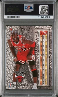 1996 Metal 11 Michael Jordan PSA