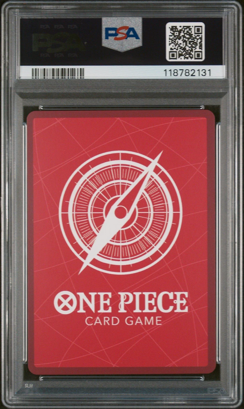 2025 One Piece Eb02-extra Booster -anime 25th Collection- 010 Monkey D. Luffy Alternate Art PSA 10