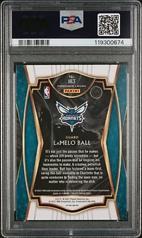 2020 Panini Select 183 Lamelo Ball Silver Prizm PSA 10