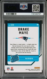 2024 Panini Donruss Optic 229 Drake Maye PSA 10