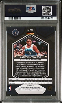 2023 Panini Mosaic 273 Anthony Edwards Genesis PSA 9