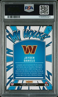 2024 Panini Donruss Optic My House! 9 Jayden Daniels PSA 10