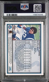 1999 Topps Chrome 145 Edgerrin James Refractor PSA 8