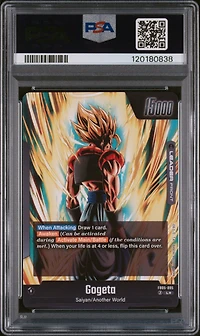 2025 Dragon Ball Super Card Game Fusion World New Adventure Fb05-095 Gogeta Alternate Art PSA 10