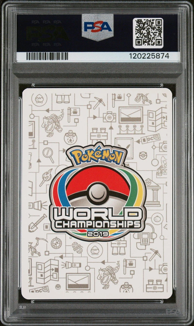 2019 Pokemon World Championships Promo 33 Pikachu & Zekrom Gx Pikarom Judge PSA 8