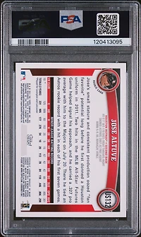 2011 Topps Update Us132 Jose Altuve PSA