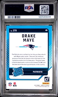 2024 Panini Donruss 379 Drake Maye PSA