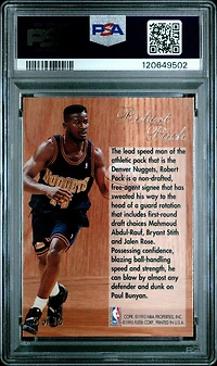 1994 Flair Play Makers 5 Robert Pack PSA 10