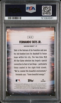 2025 Topps Home Field Advantage Ha10 Fernando Tatis Jr. PSA 9