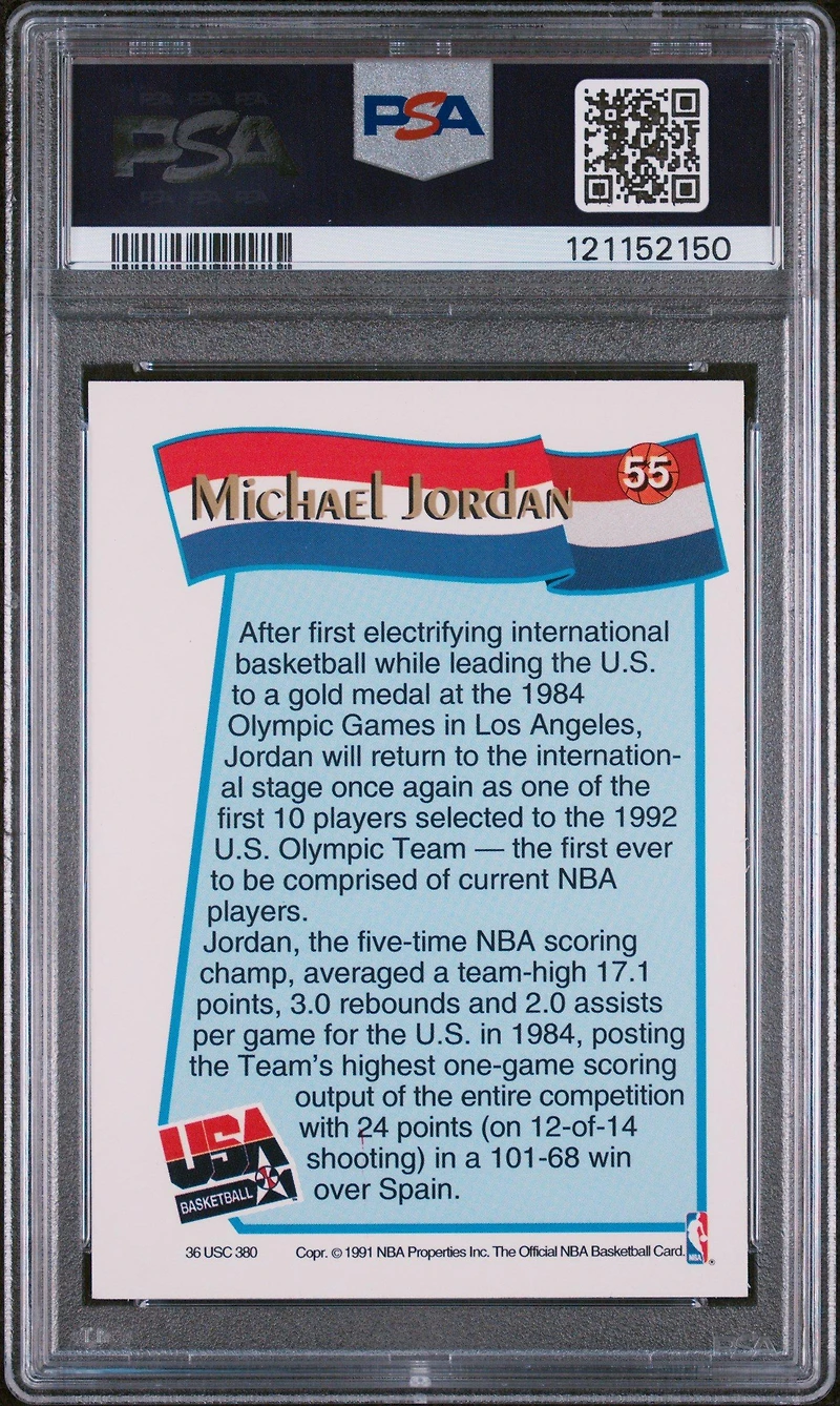 1991 Hoops Mcdonald's Michael Jordan PSA
