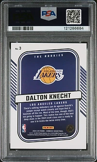 2024 Panini Donruss The Rookies 3 Dalton Knecht PSA 10