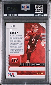 2020 Panini Absolute 158 Joe Burrow PSA