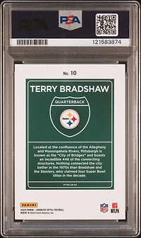 2024 Panini Donruss Optic Downtown! 10 Terry Bradshaw PSA 10