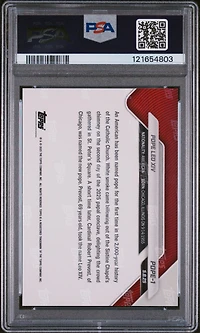 2025 Topps Now Pope1 Pope Leo Xiv PSA 10