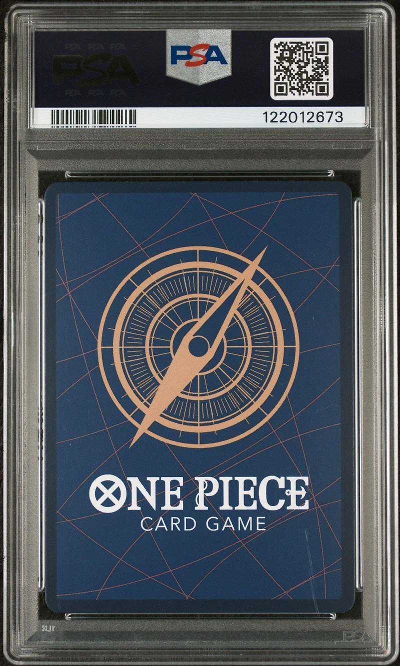2025 One Piece Op11-a Fist Of Divine Speed 080 Gear Two Alternate Art PSA 10