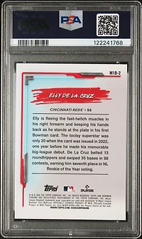 2024 Bowman Chrome Mega Box My 1st Bowman 2 Elly De La Cruz PSA 9