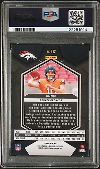 2024 Panini Mosaic 312 Bo Nix Mosaic PSA 10