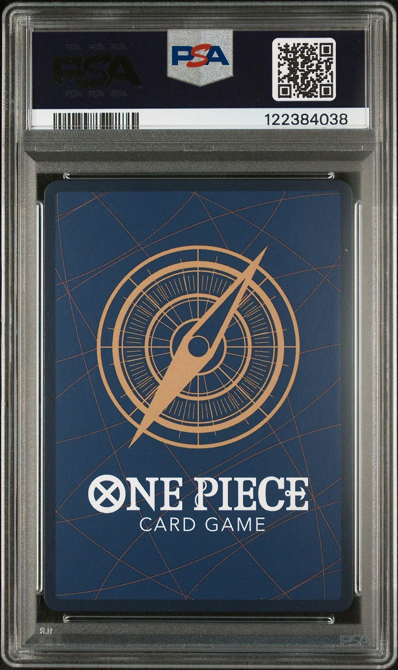 2024 One Piece Op09-emperors In The New World 093 Marshall D. Teach Wanted Alternate Art PSA 10