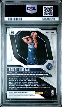 2024 Panini Prizm 250 Rob Dillingham Pink Ice PSA 10