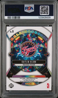 2024 Panini Prizm Wnba Kaleidoscopic 9 Caitlin Clark PSA 10