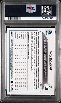 2022 Topps Chrome 149 Cal Raleigh Sepia Refractor PSA 10