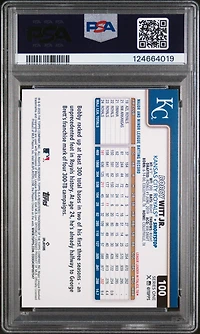 2025 Topps 100 Bobby Witt Jr. Sandglitter PSA 9