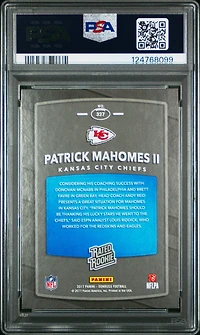 2017 Panini Donruss 327 Patrick Mahomes Ii PSA