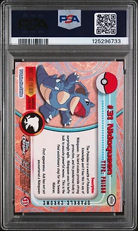 2000 Topps Chrome Pokemon T.v. 31 Nidoqueen Sparkle PSA 9