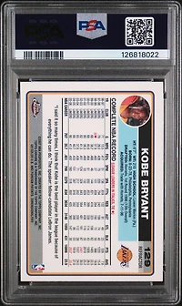 2006 Topps Chrome 129 Kobe Bryant Refractor PSA 8